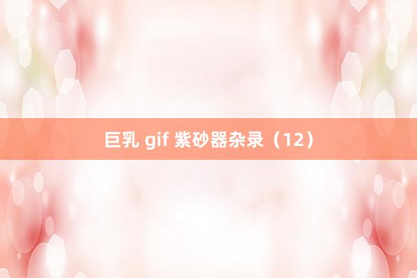 巨乳 gif 紫砂器杂录（12）